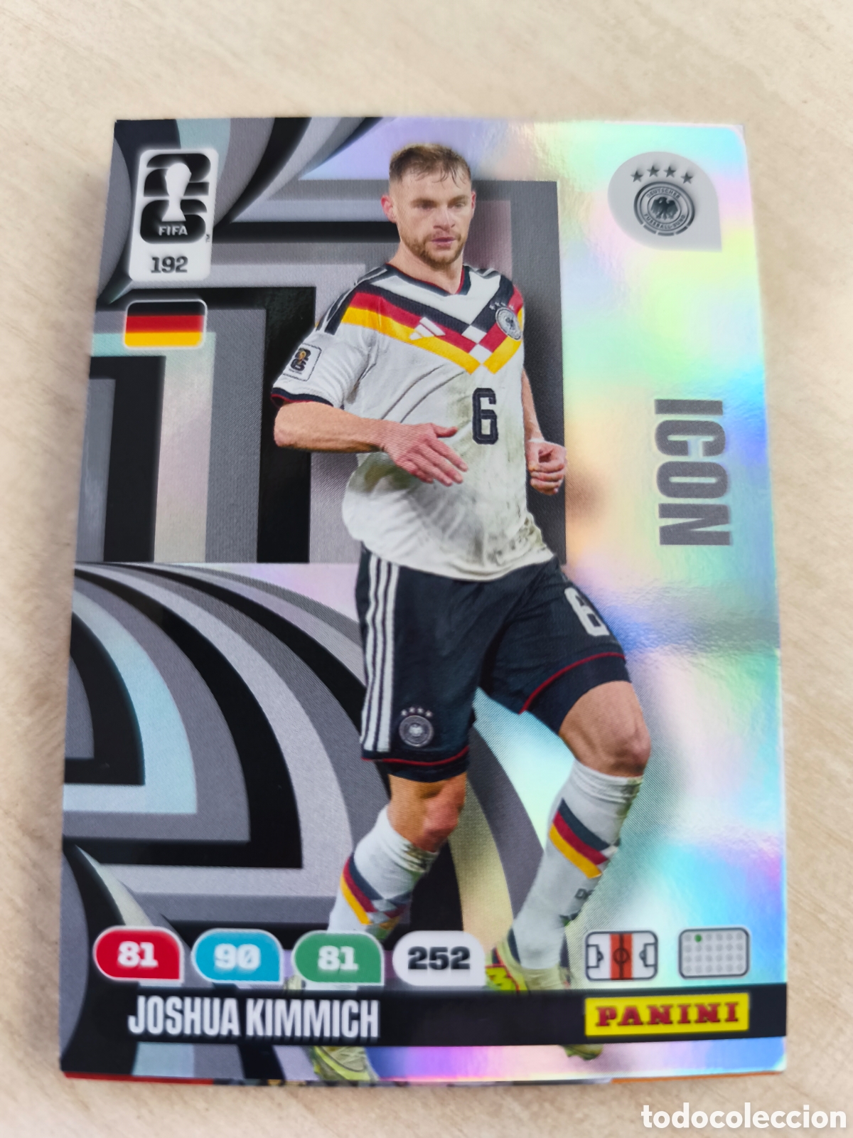 Cromos de F&uacute;tbol: 192 JOSHUA KIMMICH ALEMANIA ICON ⚽ PANINI ADRENALYN FIFA WORLD CUP 26 2026