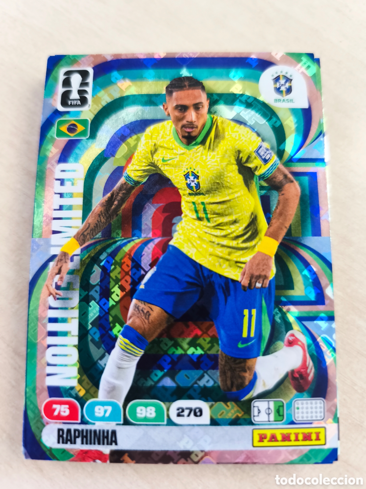 Cromos de F&uacute;tbol: PANINI ADRENALYN MUNDIAL WORLD CUP 2026 - LIMITED EDITION - RAPHINHA - BRASIL