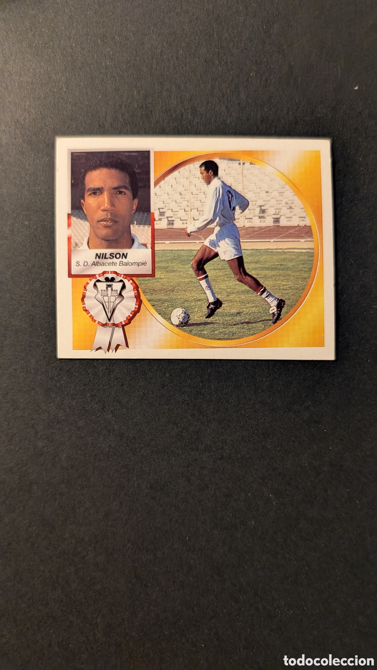 Cromos de F&uacute;tbol: NILSON ALBACETE BAJA LIGA ESTE 1994/95 NUNCA PEGADO SIN PEGAR