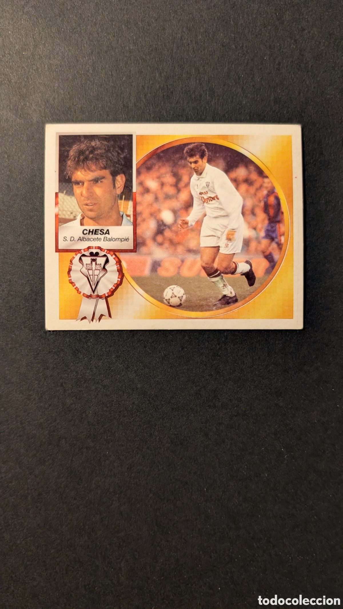 Cromos de F&uacute;tbol: CHESA ALBACETE BAJA LIGA ESTE 1994/95 NUNCA PEGADO SIN PEGAR