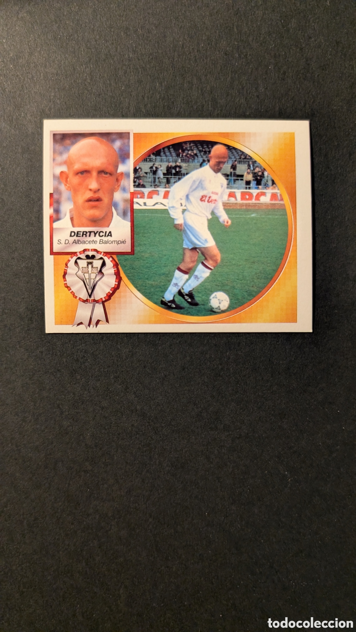 Cromos de F&uacute;tbol: DERTYCIA ALBACETE VERSION LIGA ESTE 1994/95 NUNCA PEGADO SIN PEGAR