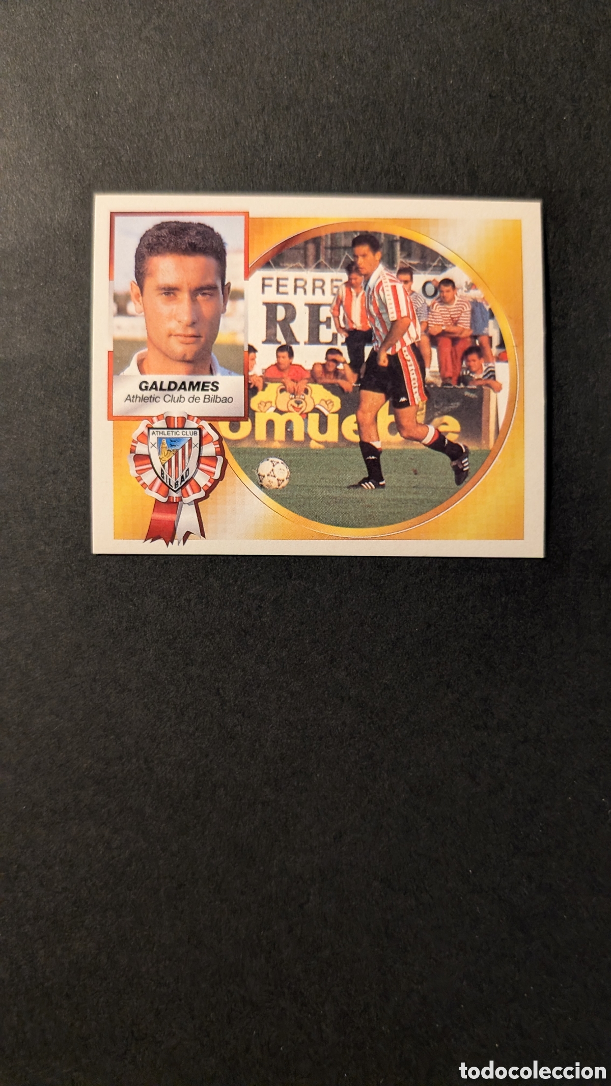Cromos de F&uacute;tbol: GALDAMES BILBAO BAJA LIGA ESTE 1994/95 NUNCA PEGADO SIN PEGAR