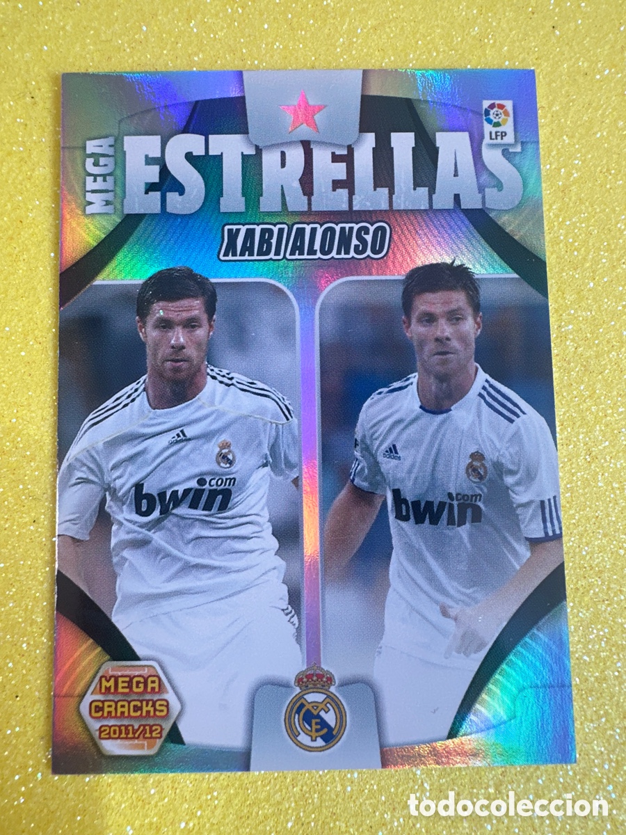 Cromos de F&uacute;tbol: 431 XABI ALONSO(R.MADRID) MEGAESTRELLAS MEGACRACKS 2011-2012 11 12 TRADING CARD