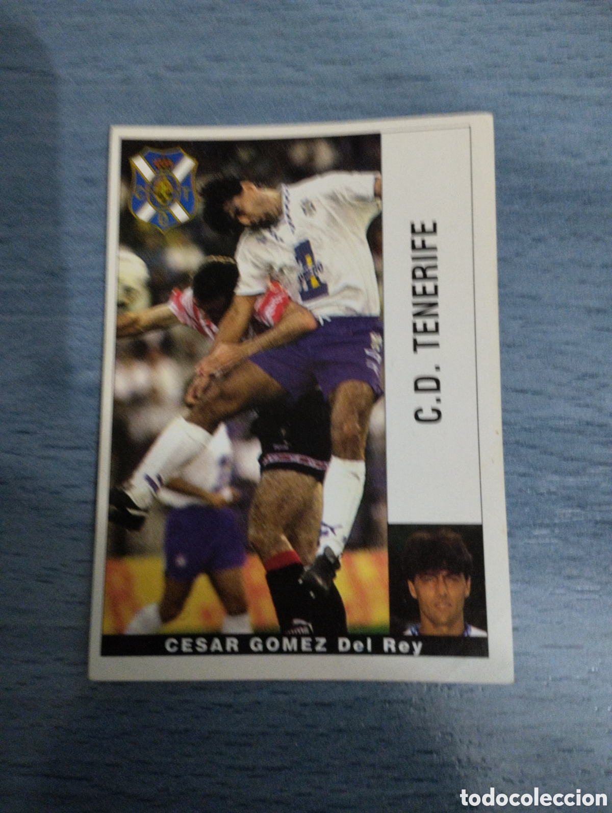 Football Stickers: Cromo Panini liga 95 96 cesar G&oacute;mez Tenerife sin pegar