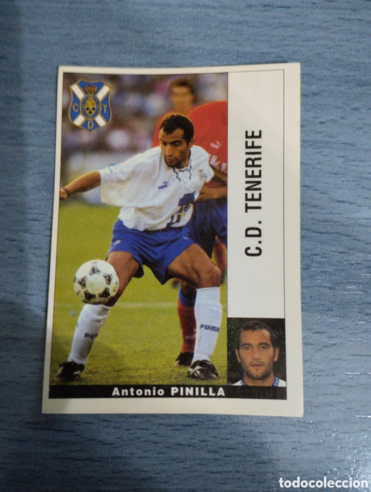 Cromos de F&uacute;tbol: Cromo Panini liga 95 96 Pinilla Tenerife sin pegar