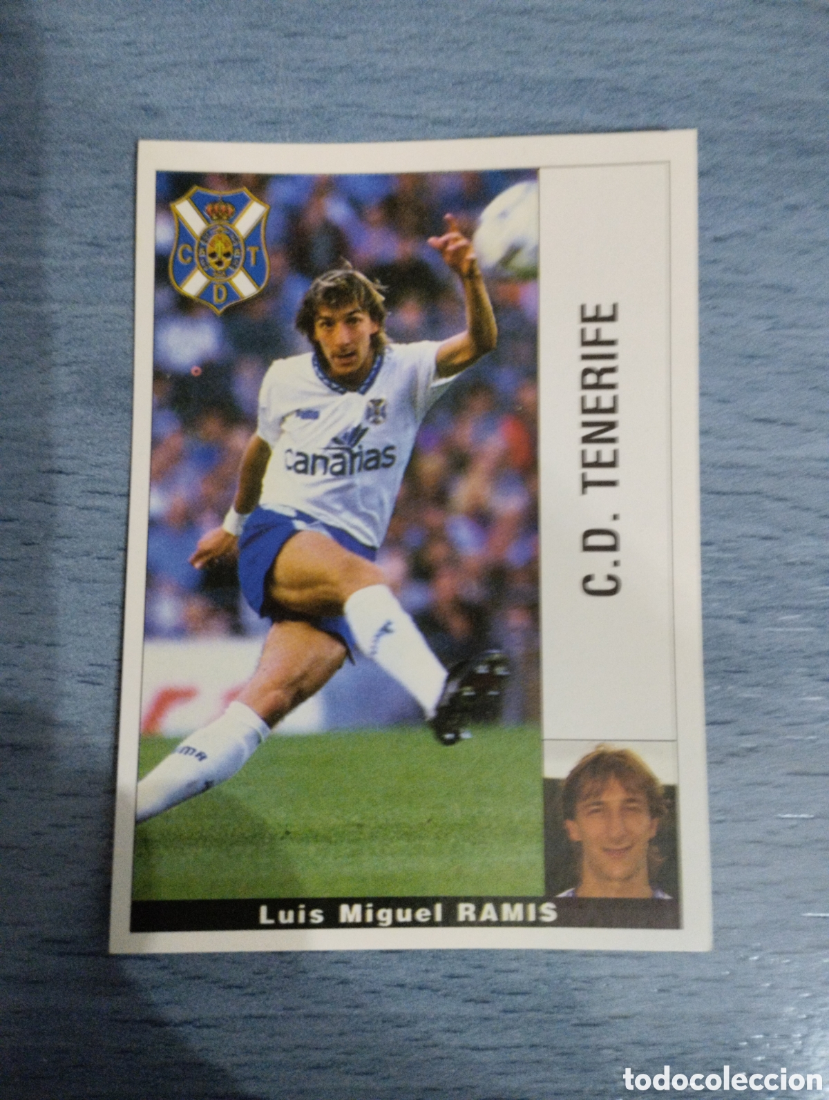 Cromos de F&uacute;tbol: Cromo Panini liga 95 96 ramis Tenerife sin pegar