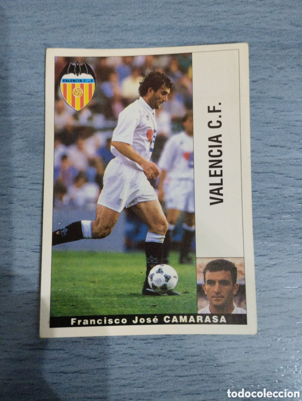 Cromos de F&uacute;tbol: Cromo Panini liga 95 96 camarasa valencia sin pegar
