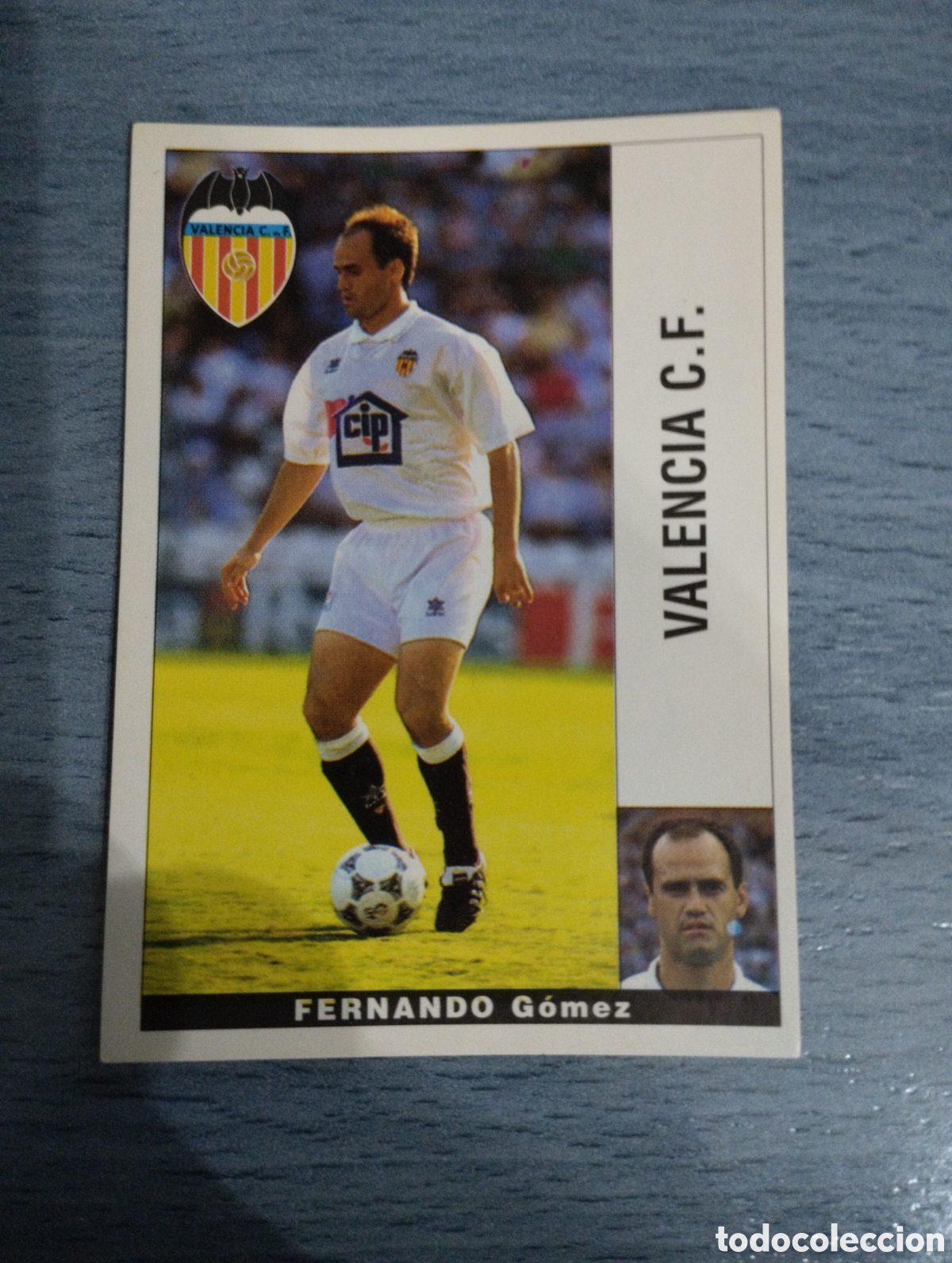 Cromos de F&uacute;tbol: Cromo Panini liga 95 96 Fernando Valencia sin pegar