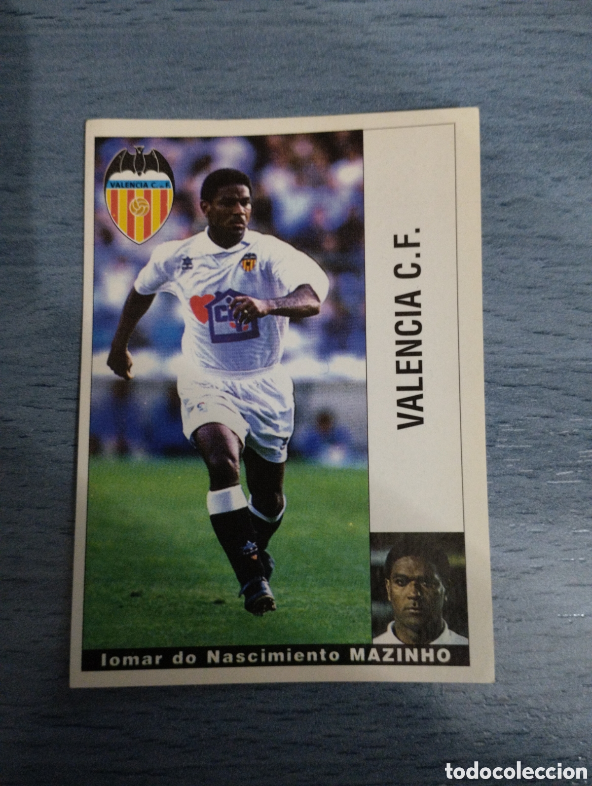 Cromos de F&uacute;tbol: Cromo Panini liga 95 96 mazinho valencia sin pegar