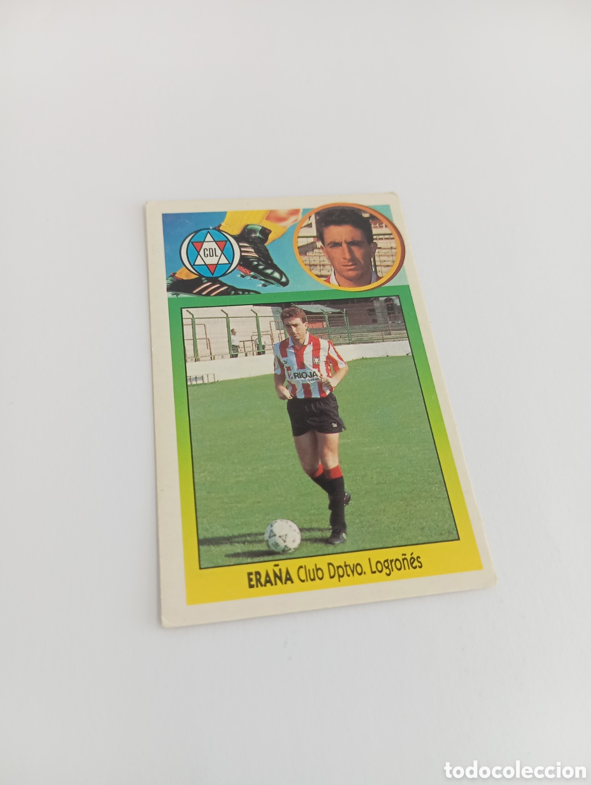 Cromos de F&uacute;tbol: ERA&Ntilde;A Logro&ntilde;&eacute;s Liga Este 1993 1994 CART&Oacute;N Panini 93 94 SIN PEGAR