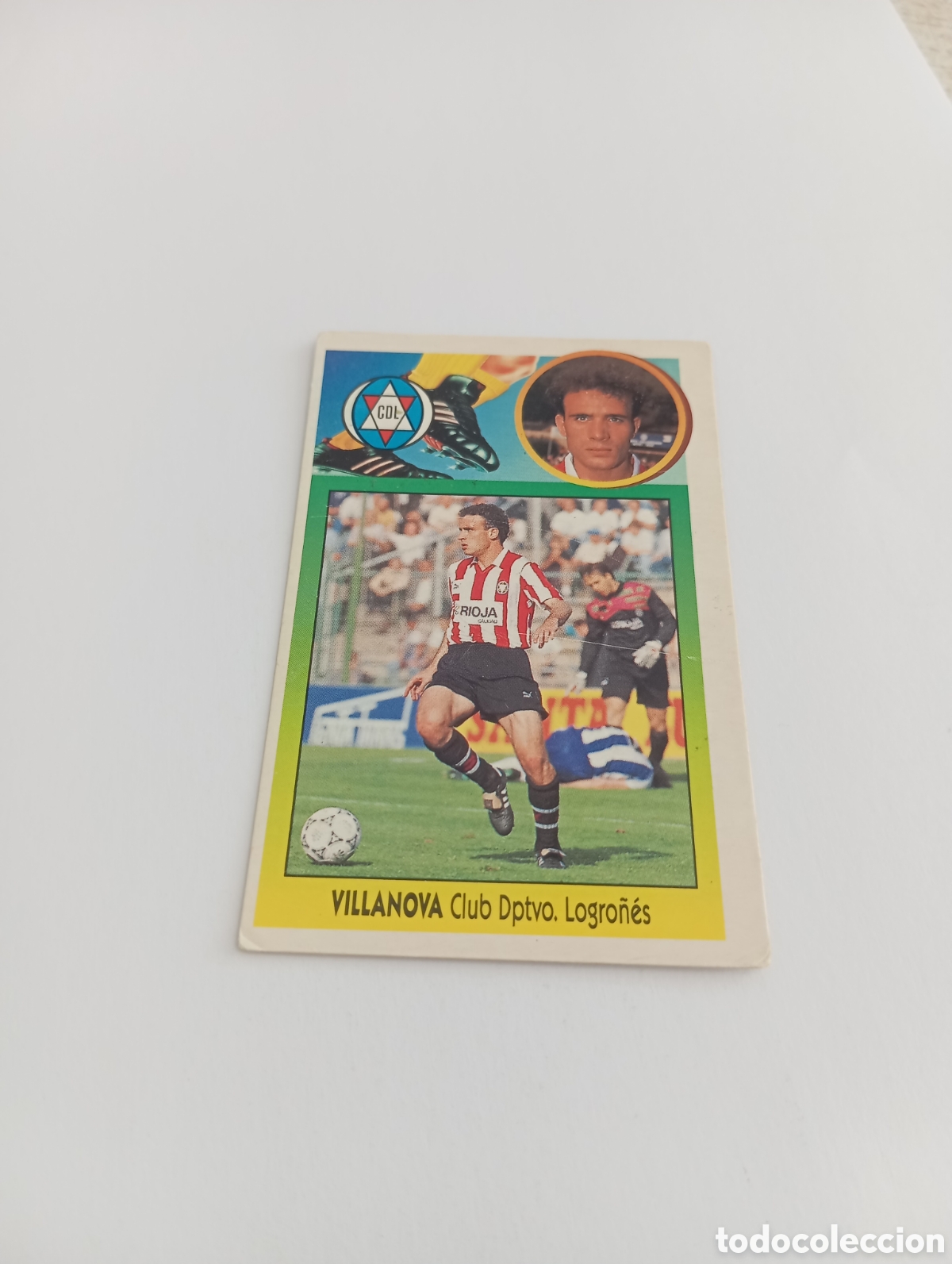 Cromos de F&uacute;tbol: VILLANOVA Logro&ntilde;&eacute;s Liga Este 1993 1994 CART&Oacute;N Panini 93 94 SIN PEGAR