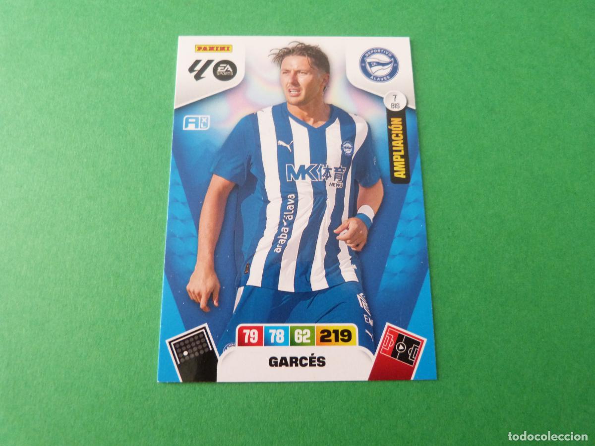 Cromos de F&uacute;tbol: TRADING CARD FUTBOL GARC&Eacute;S DEPORTIVO ALAV&Eacute;S N&ordm; 7 BIS LIGA ADRENALYN XL 2025-2026/25-26