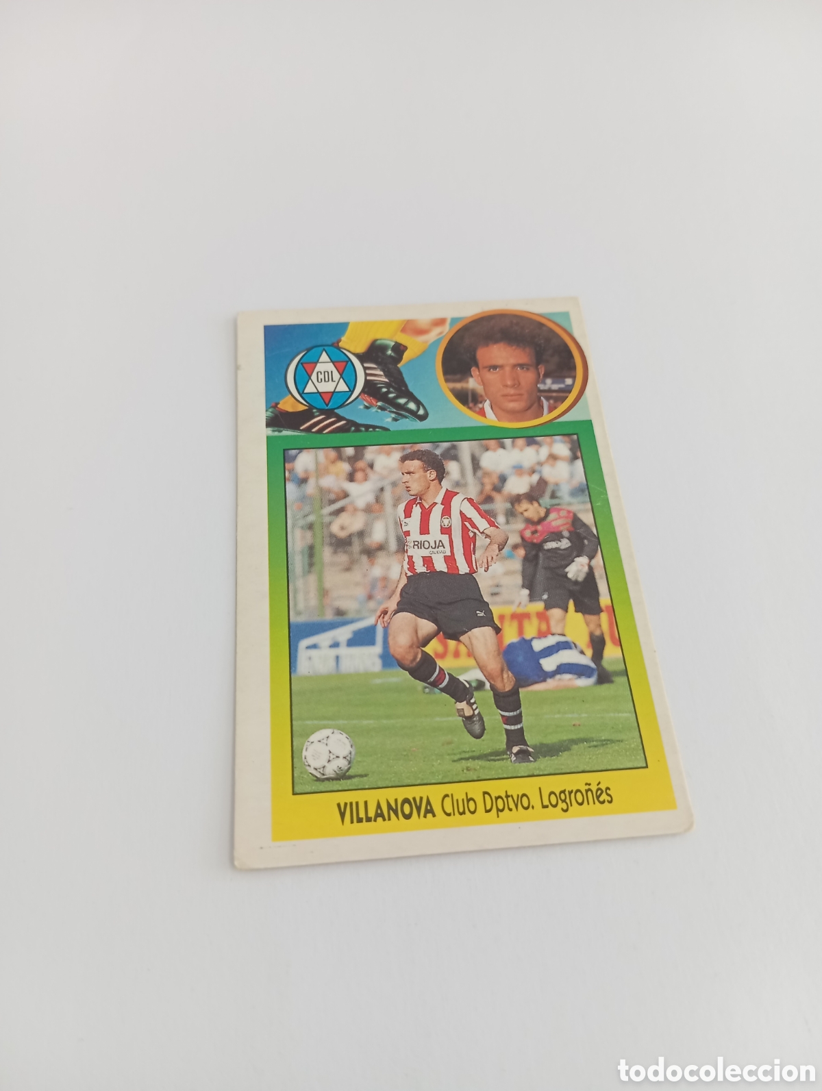 Cromos de F&uacute;tbol: VILLANOVA Logro&ntilde;&eacute;s Liga Este 1993 1994 CART&Oacute;N Panini 93 94 SIN PEGAR
