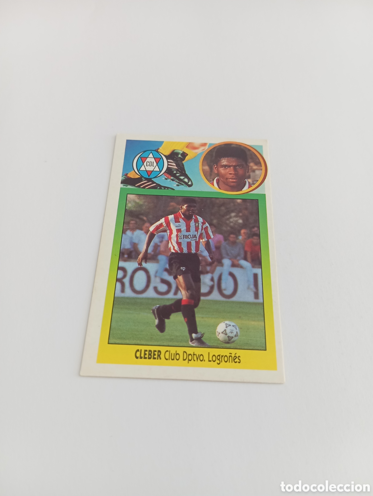 Cromos de F&uacute;tbol: CLEBER Logro&ntilde;&eacute;s Liga Este 1993 1994 CART&Oacute;N Panini 93 94 SIN PEGAR