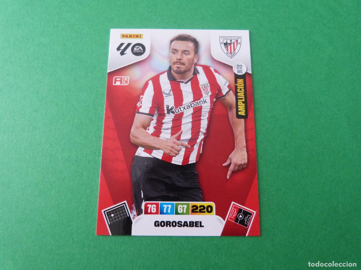 Cromos de F&uacute;tbol: TRADING CARD FUTBOL GOROSABEL ATH.BILBAO N&ordm; 22 BIS LIGA ADRENALYN XL 2025-2026/25-26