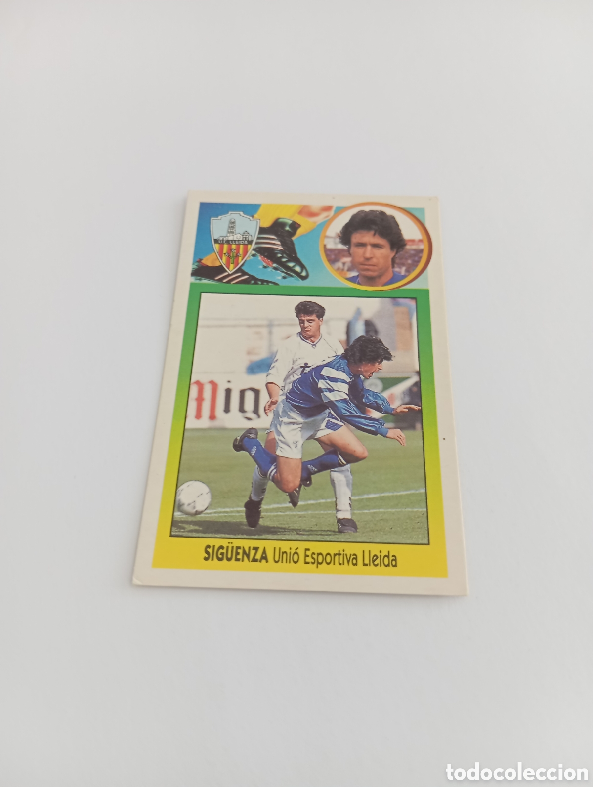 Cromos de F&uacute;tbol: SIG&Uuml;ENZA BAJA Lleida Liga Este 1993 1994 CART&Oacute;N Panini 93 94 RECUPERADO