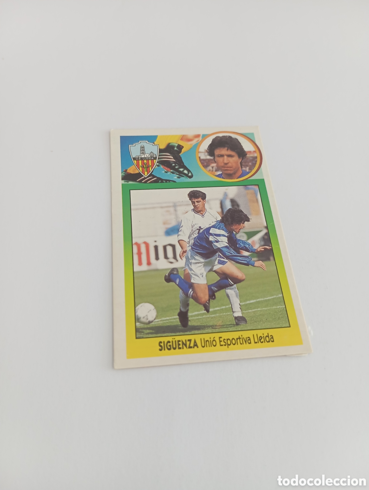 Cromos de F&uacute;tbol: SIG&Uuml;ENZA BAJA Lleida Liga Este 1993 1994 CART&Oacute;N Panini 93 94 RECUPERADO