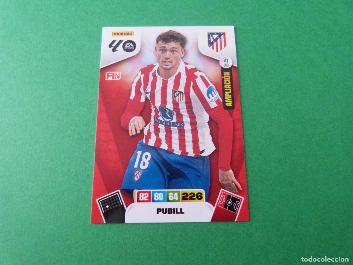 Cromos de F&uacute;tbol: TRADING CARD FUTBOL PUBILL ATLETICO DE MADRID N&ordm; 41 BIS LIGA ADRENALYN XL 2025-2026/25-26