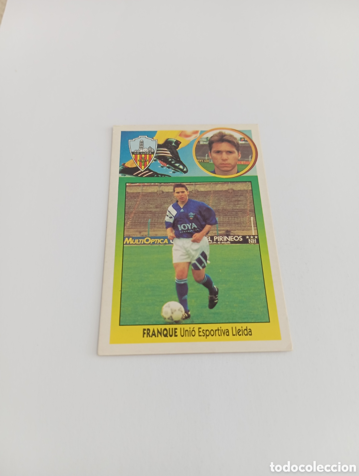 Cromos de F&uacute;tbol: FRANQUE BAJA Lleida Liga Este 1993 1994 CART&Oacute;N Panini 93 94 NUEVO SIN PEGAR