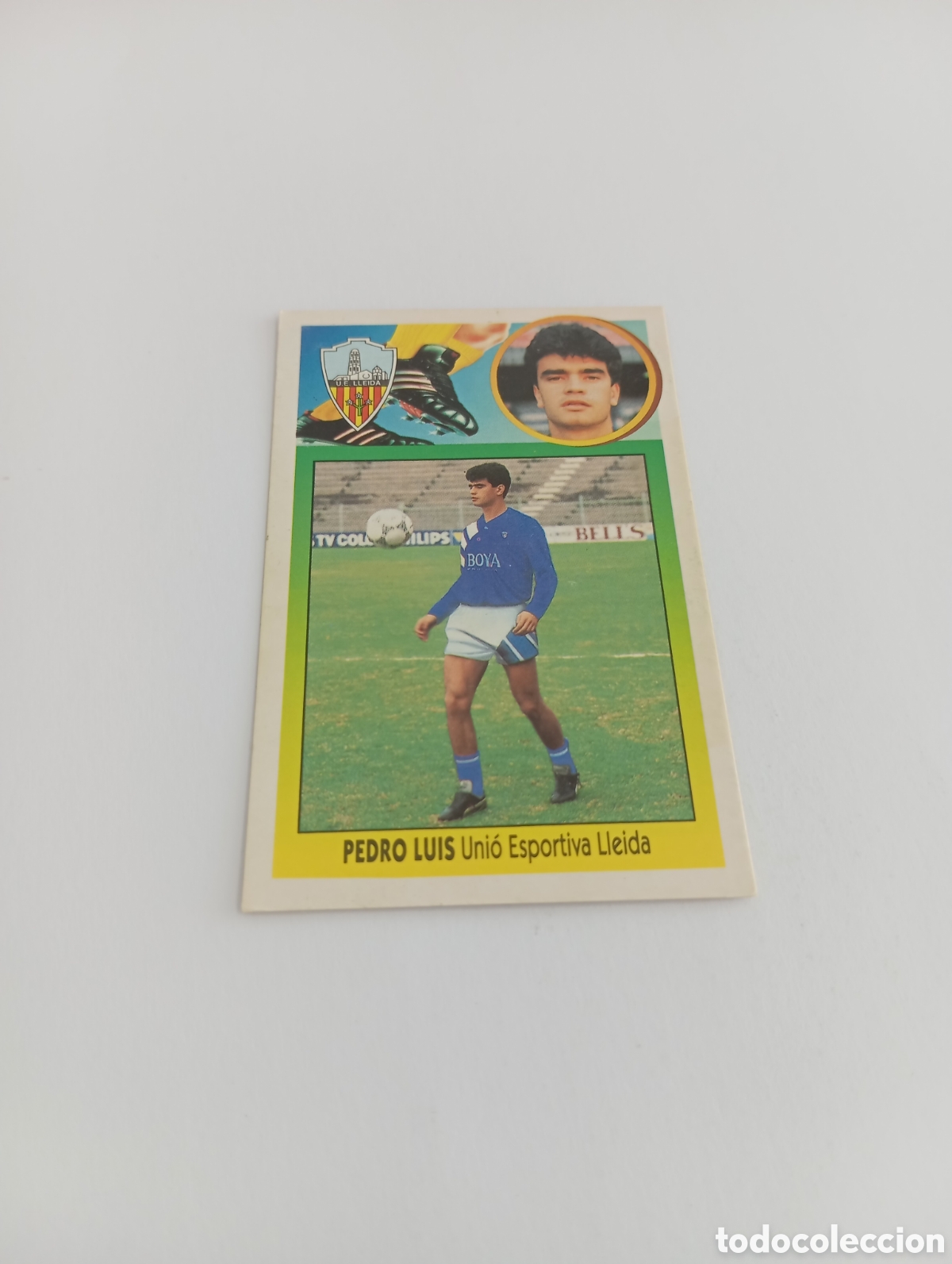 Cromos de F&uacute;tbol: PEDRO LUIS COLOCA SIG&Uuml;ENZA Lleida Liga Este 1993 1994 CART&Oacute;N Panini 93 94 RECUPERADO