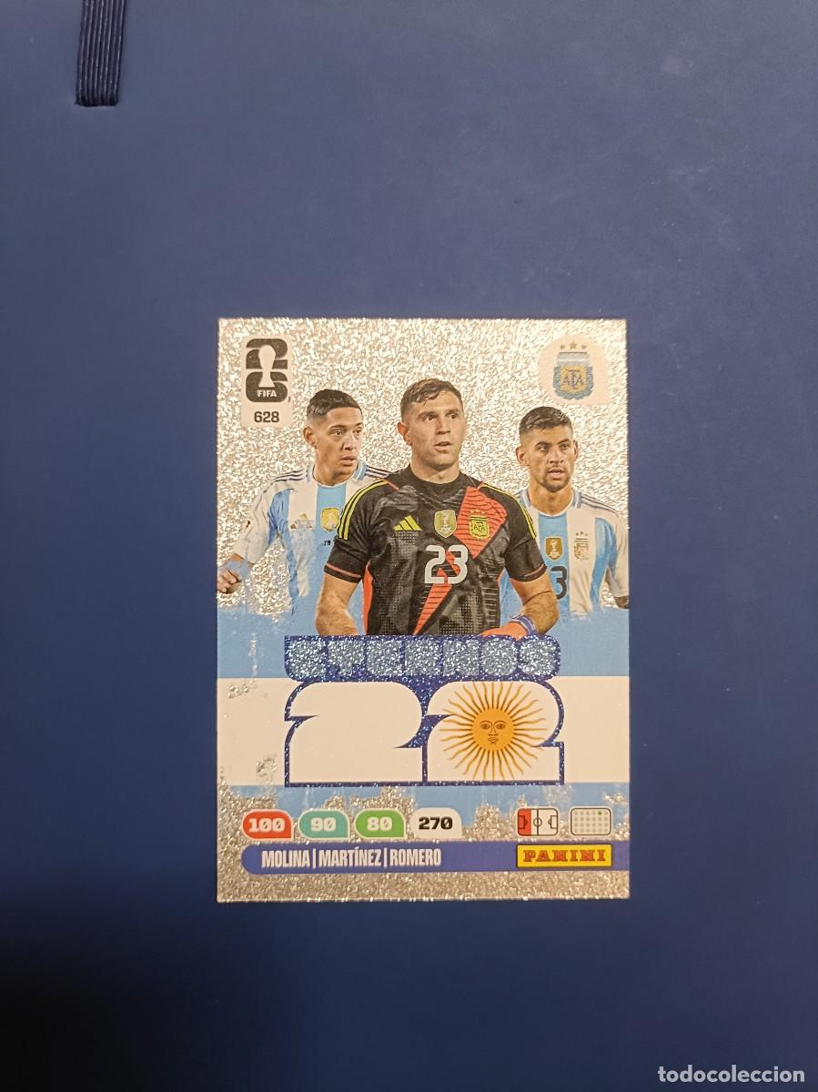 Cromos de F&uacute;tbol: Eternos 22 Molina dibu Mart&iacute;nez cuti romero world cup Adrenalyn XL mundial 25 26 Argentina panini