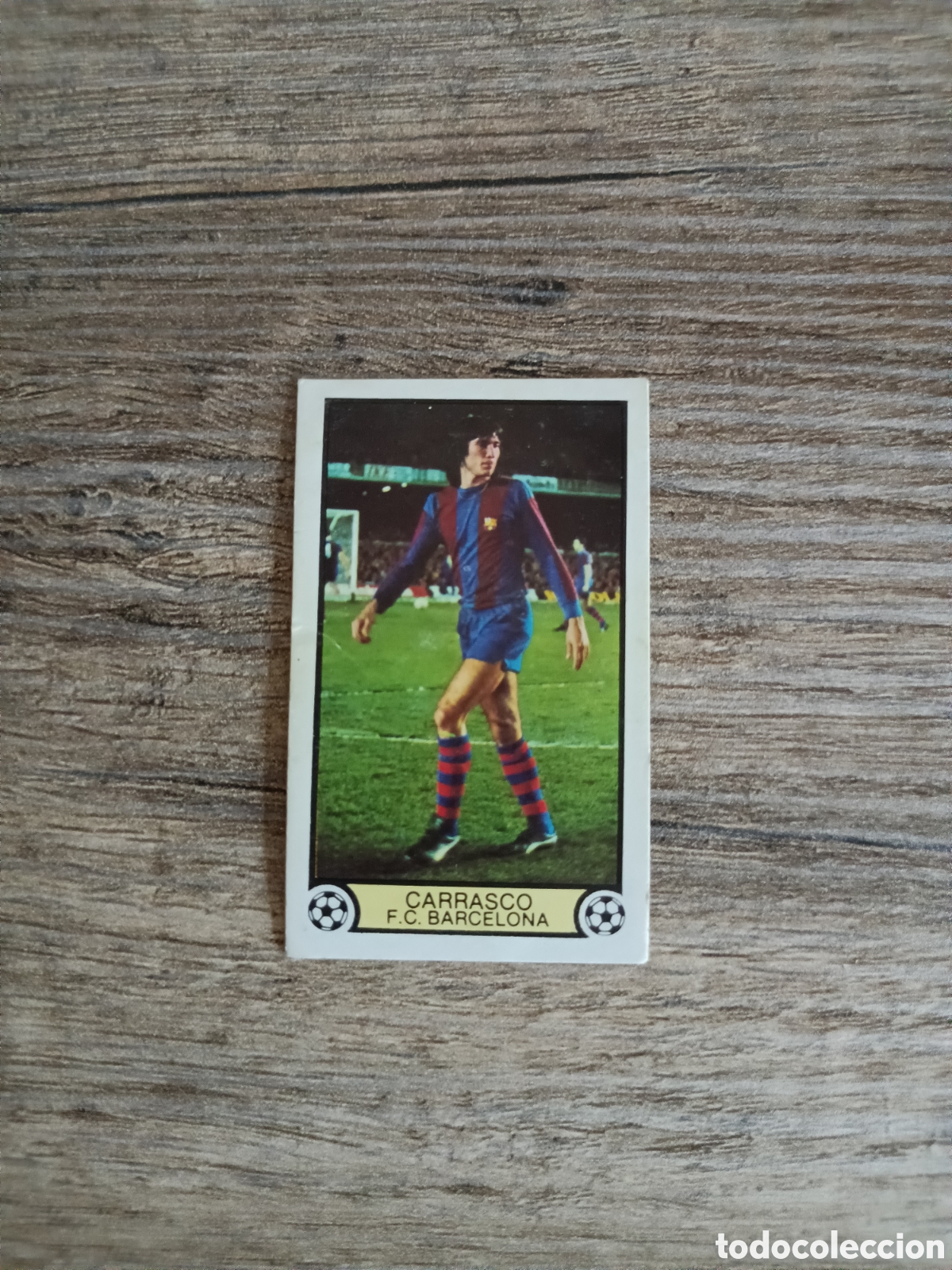Cromos de F&uacute;tbol: CARRASCO Barcelona 79.80 Este NUEVO