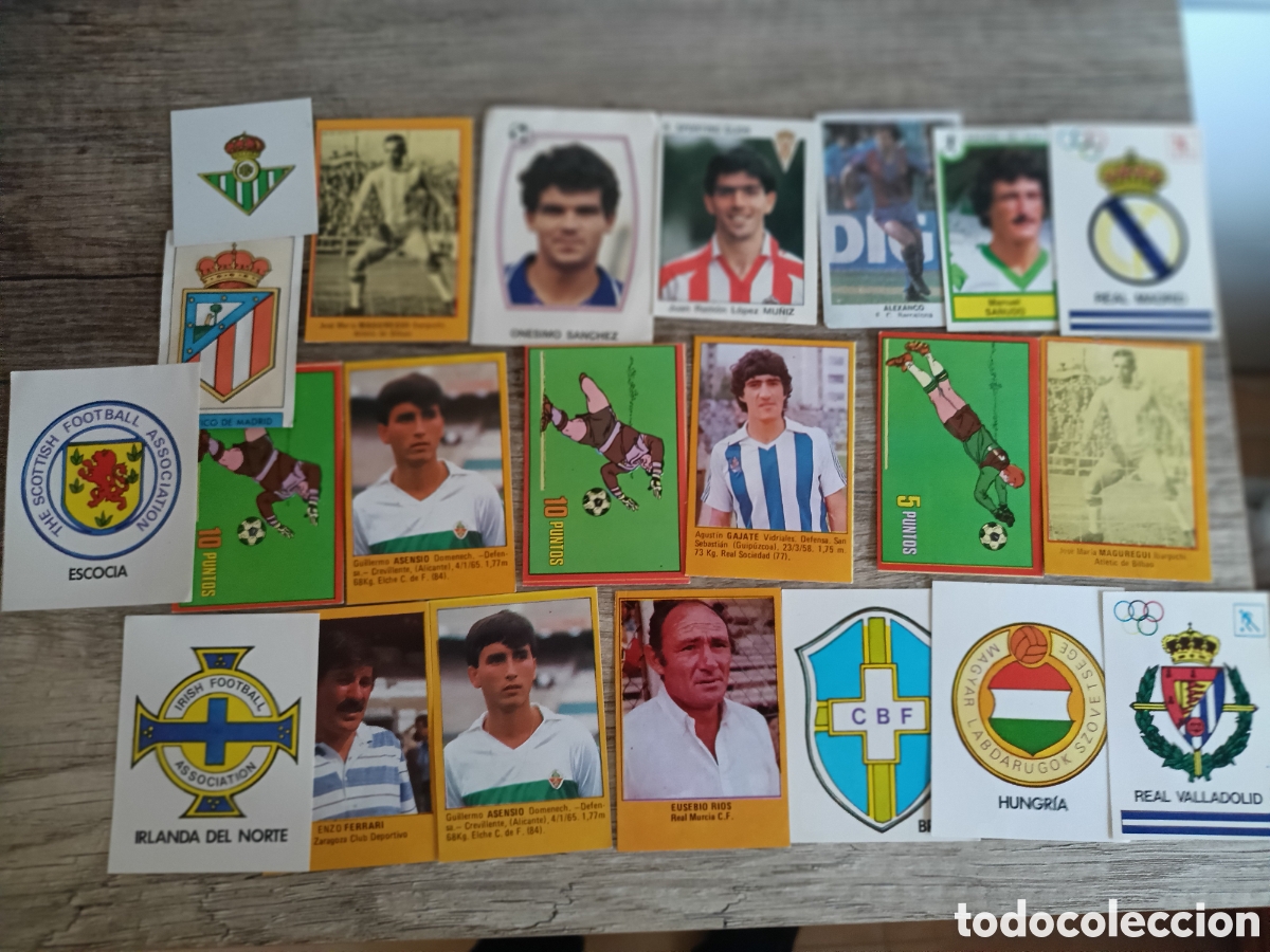 Cromos de F&uacute;tbol: Cromos a&ntilde;os 80 , panini, rollan maga..