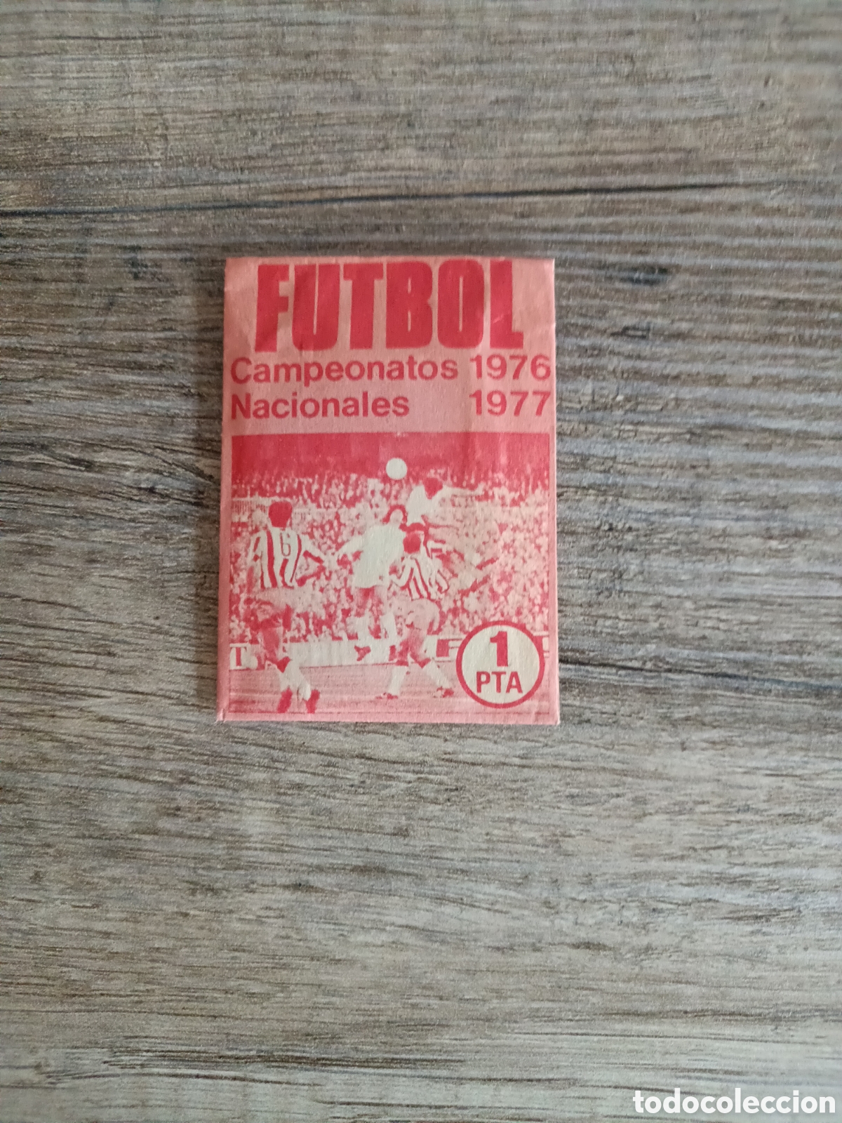 Cromos de F&uacute;tbol: Sobre sin abrir R.ROMERO 76.77