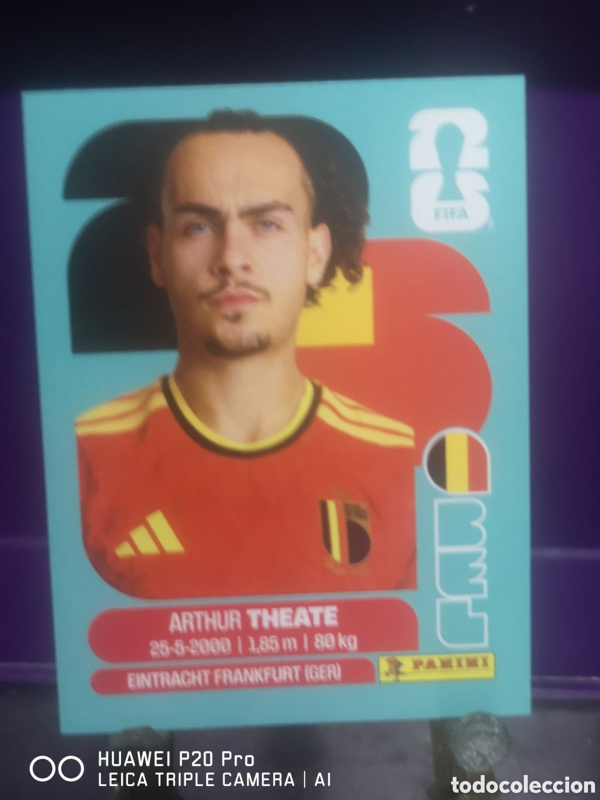 Cromos de F&uacute;tbol: FIFA WORLD CUP MUNDIAL 2026 ARTHUR THEATE - BEL 3