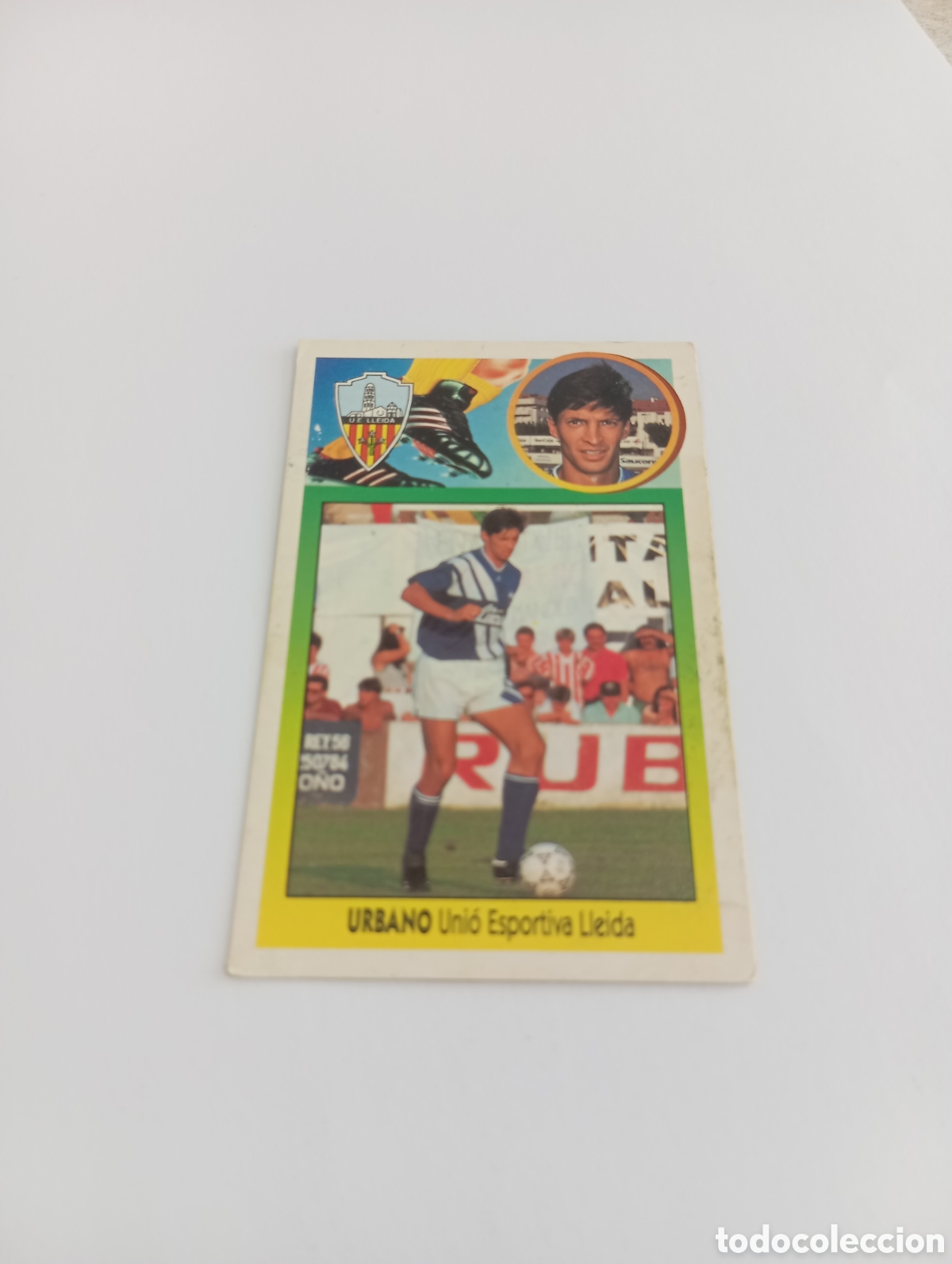 Cromos de F&uacute;tbol: URBANO Lleida Liga Este 1993 1994 CART&Oacute;N Panini 93 94 RECUPERADO