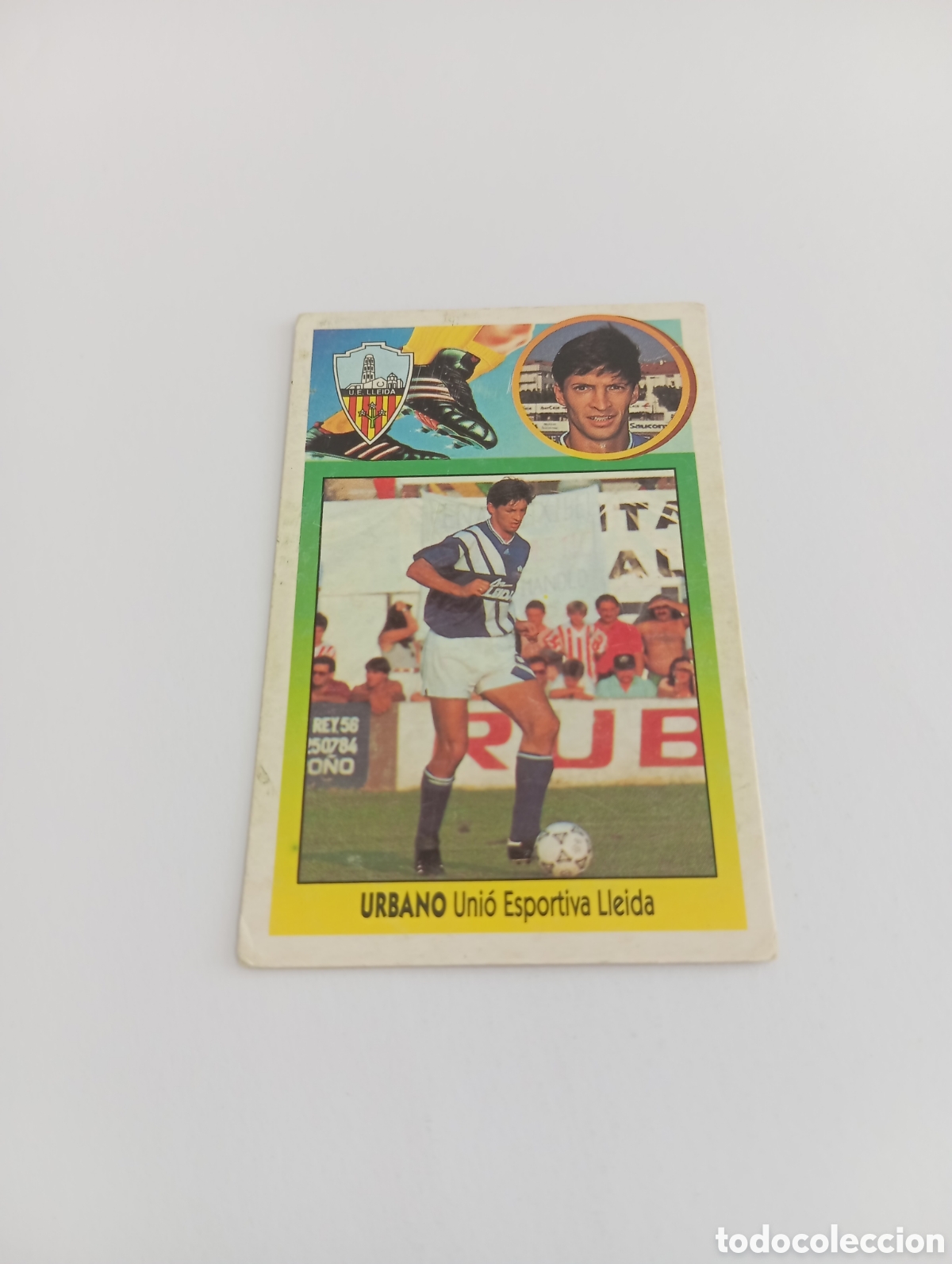 Cromos de F&uacute;tbol: URBANO COLOCA Lleida Liga Este 1993 1994 CART&Oacute;N Panini 93 94 NUEVO SIN PEGAR