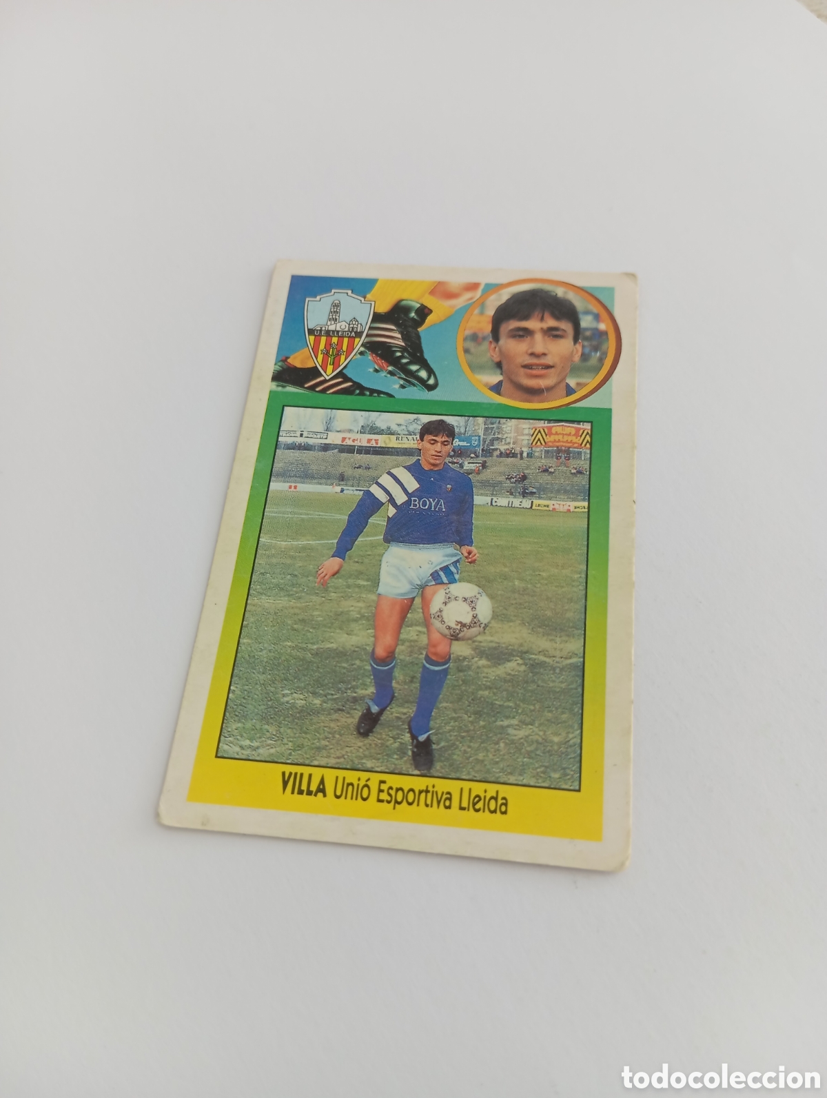 Cromos de F&uacute;tbol: VILLA COLOCA Lleida Liga Este 1993 1994 CART&Oacute;N Panini 93 94 NUNCA PEGADO