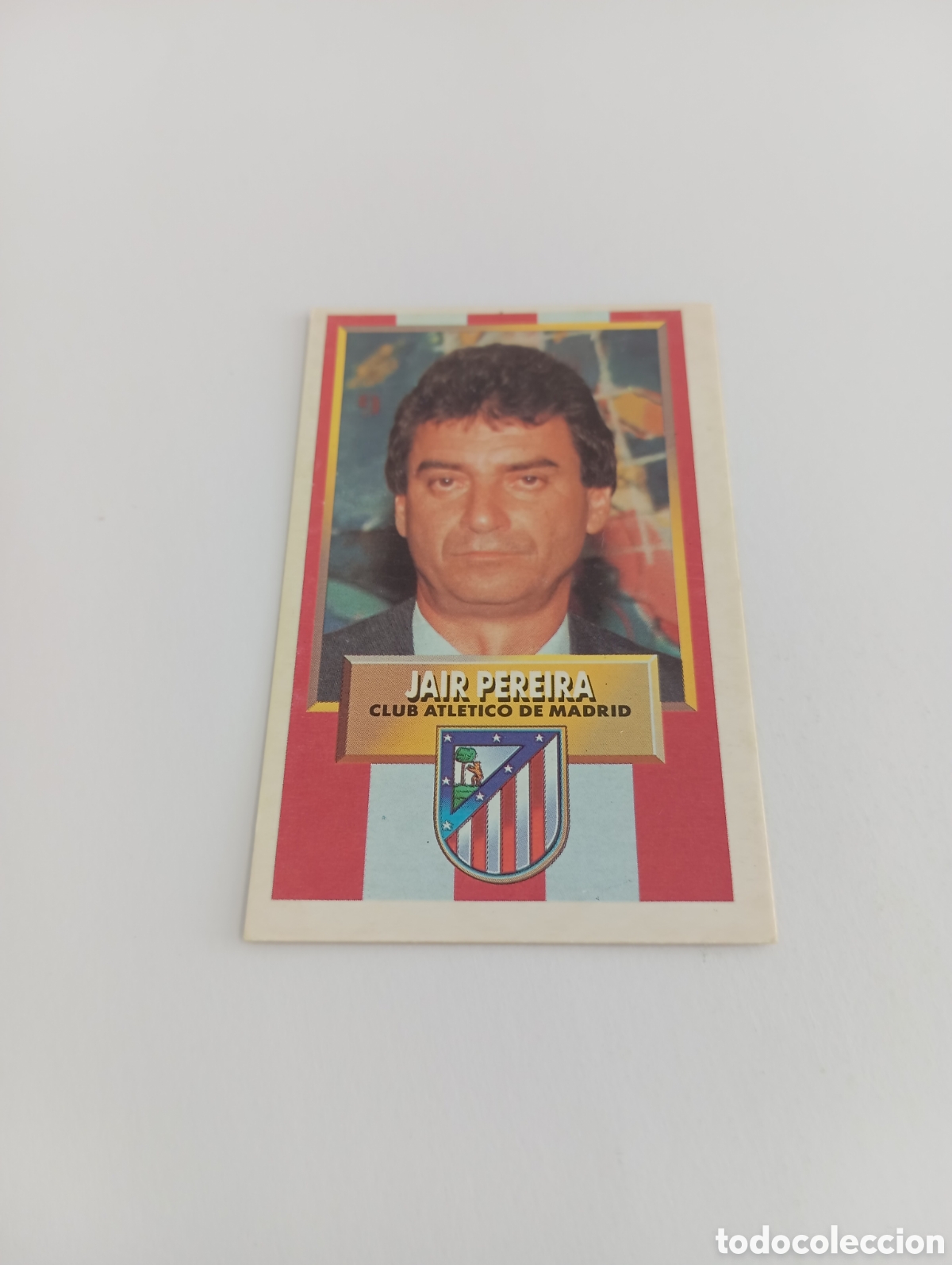 Cromos de F&uacute;tbol: JAIR PEREIRA Atl&eacute;tico de Madrid Liga Este 1993 1994 CART&Oacute;N Panini 93 94 RECUPERADO