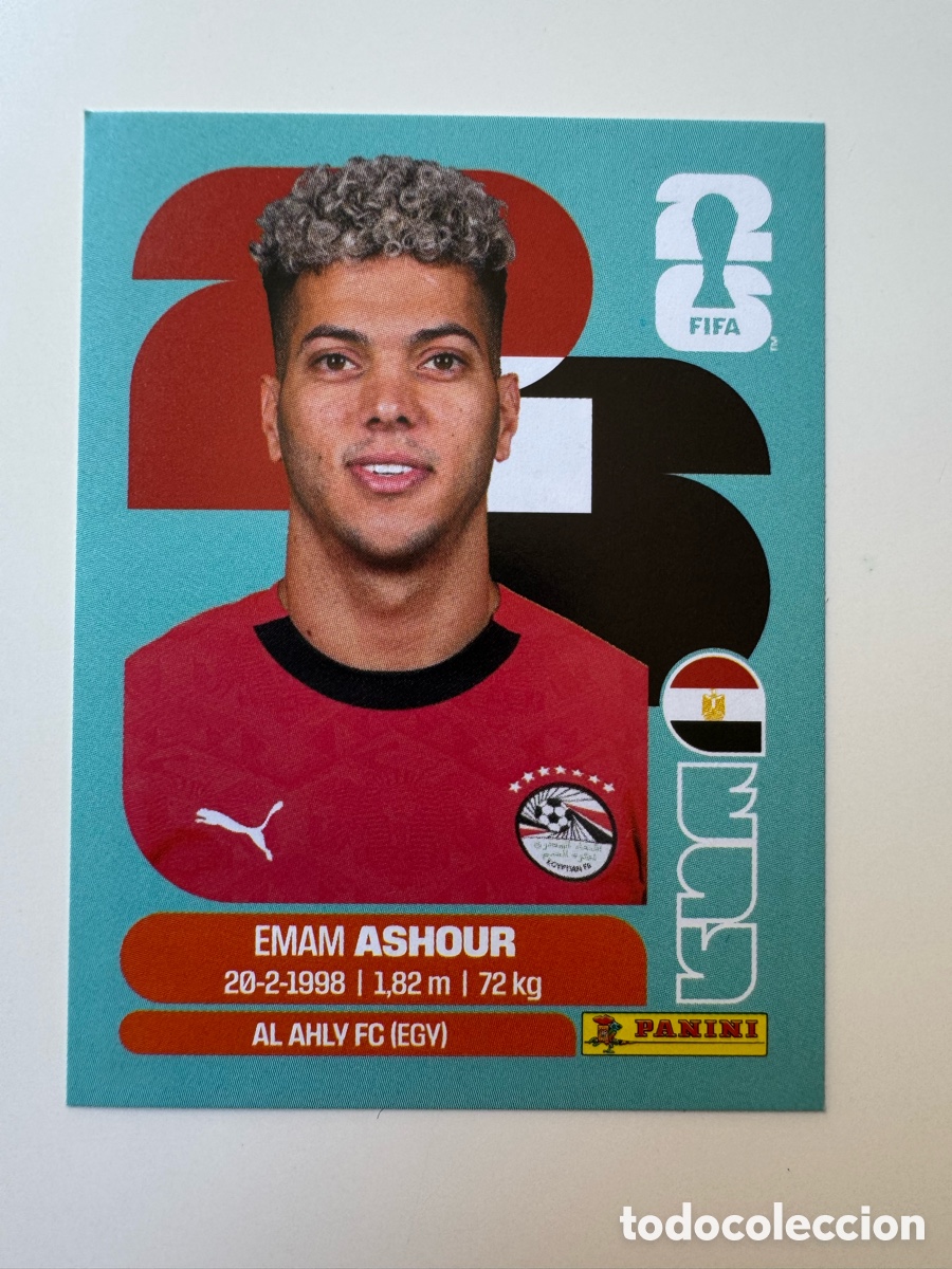 Cromos de F&uacute;tbol: Egipto EGY MUNDIAL FIFA WORLD CUP 2026 STICKER PANINI EGY15 &ndash; Emam Ashour N&ordm; 15