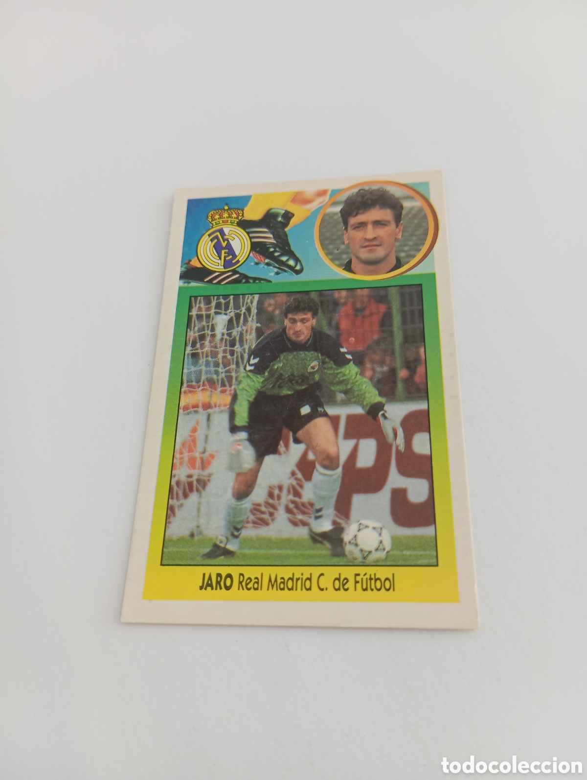 Cromos de F&uacute;tbol: JARO Real Madrid Liga Este 1993 1994 CART&Oacute;N Panini 93 94 NUEVO NUNCA PEGADO