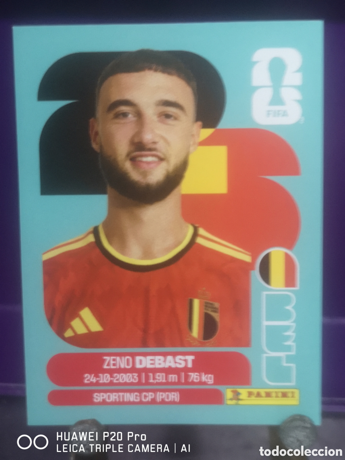 Cromos de F&uacute;tbol: FIFA WORLD CUP MUNDIAL 2026 ZENO DEBAST - BEL 5
