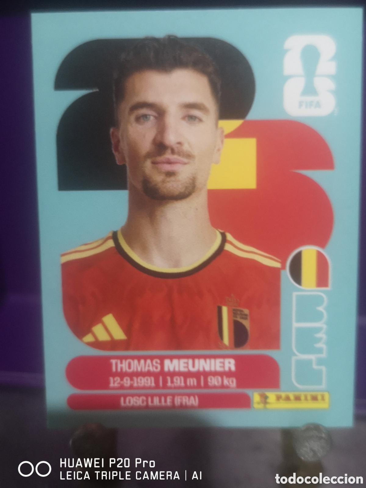 Cromos de F&uacute;tbol: FIFA WORLD CUP MUNDIAL 2026 THOMAS MEUNIER - BEL 8