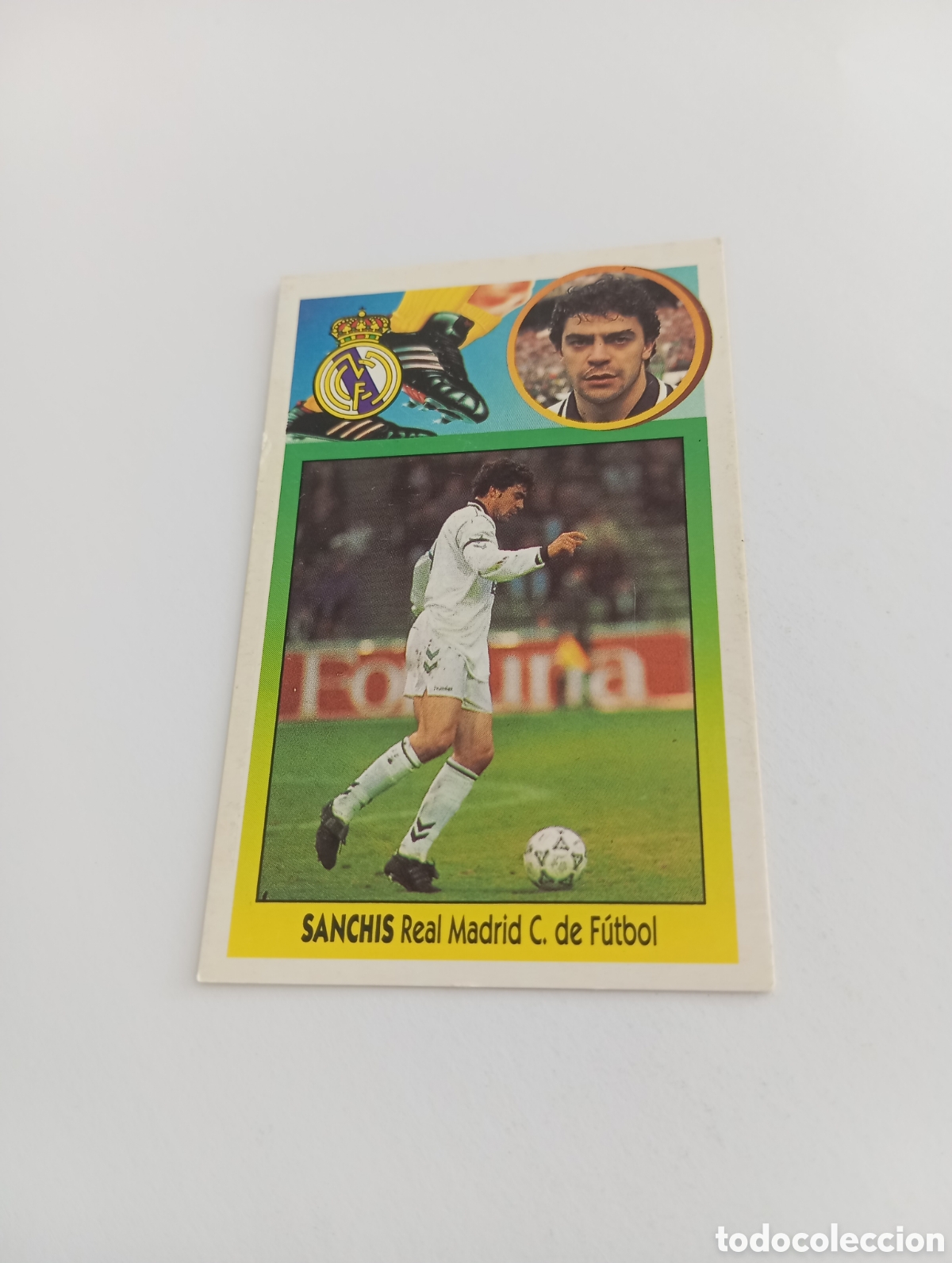 Cromos de F&uacute;tbol: SANCH&Iacute;S Real Madrid Liga Este 1993 1994 CART&Oacute;N Panini 93 94 RECUPERADO