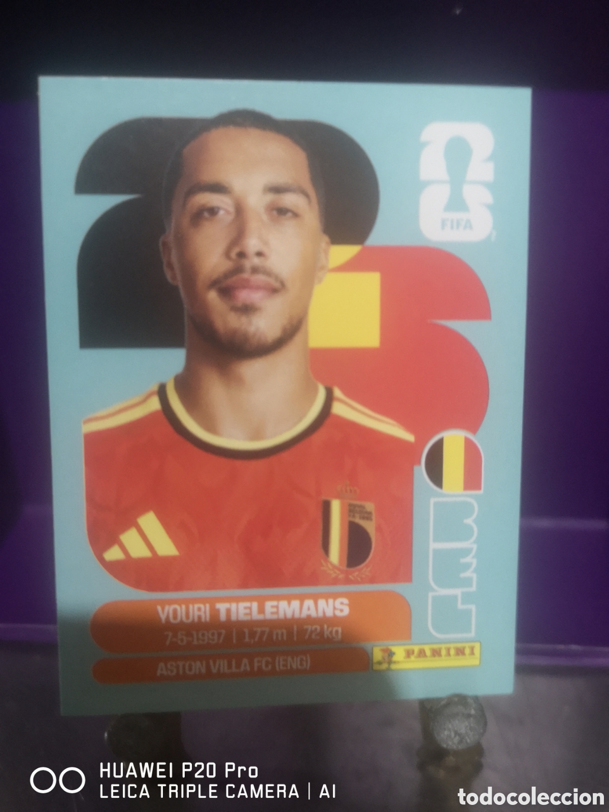 Cromos de F&uacute;tbol: FIFA WORLD CUP MUNDIAL 2026 YOURI TIELEMANS - BEL 9