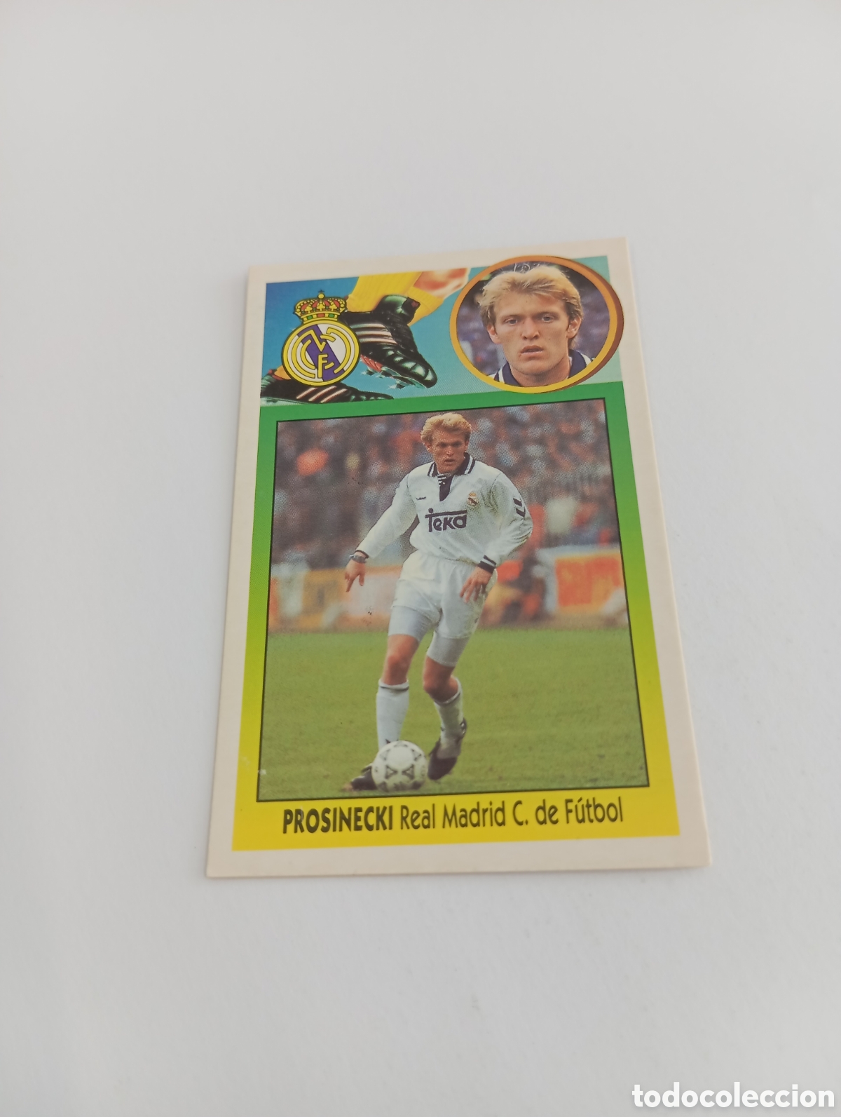 Cromos de F&uacute;tbol: PROSINECKI Real Madrid Liga Este 1993 1994 CART&Oacute;N Panini 93 94 NUEVO SIN PEGAR