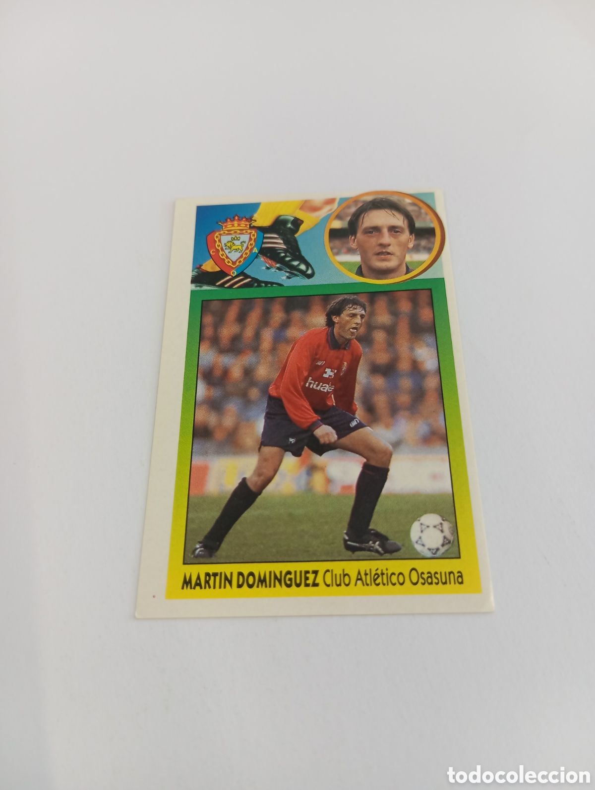 Cromos de F&uacute;tbol: MART&Iacute;N DOM&Iacute;NGUEZ Osasuna Liga Este 1993 1994 ADHESIVO Panini 93 94 NUEVO SIN PEGAR