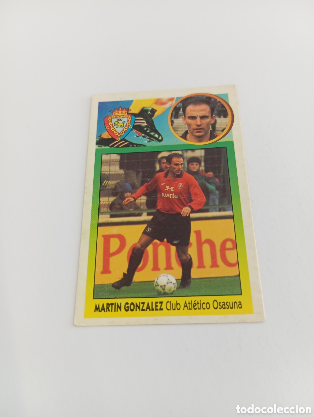 Cromos de F&uacute;tbol: MART&Iacute;N GONZ&Aacute;LEZ Osasuna Liga Este 1993 1994 CART&Oacute;N Panini 93 94 NUEVO SIN PEGAR