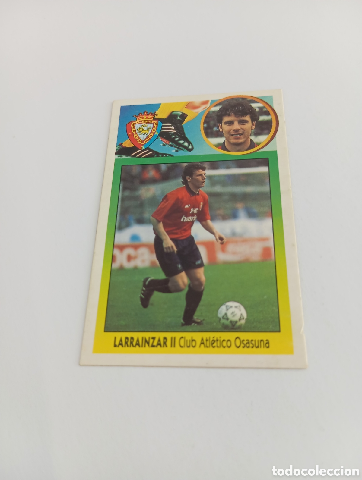 Cromos de F&uacute;tbol: LARRAINZAR II BAJA Osasuna Liga Este 1993 1994 CART&Oacute;N Panini 93 94 RECUPERADO