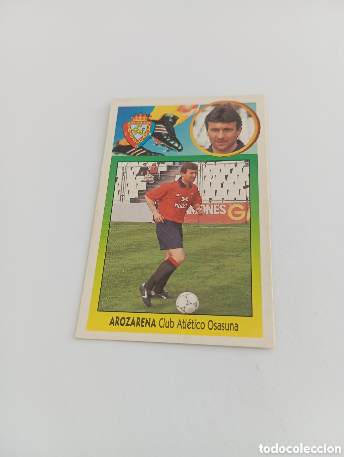 Cromos de F&uacute;tbol: AROZARENA Osasuna Liga Este 1993 1994 CART&Oacute;N Panini 93 94 NUEVO SIN PEGAR