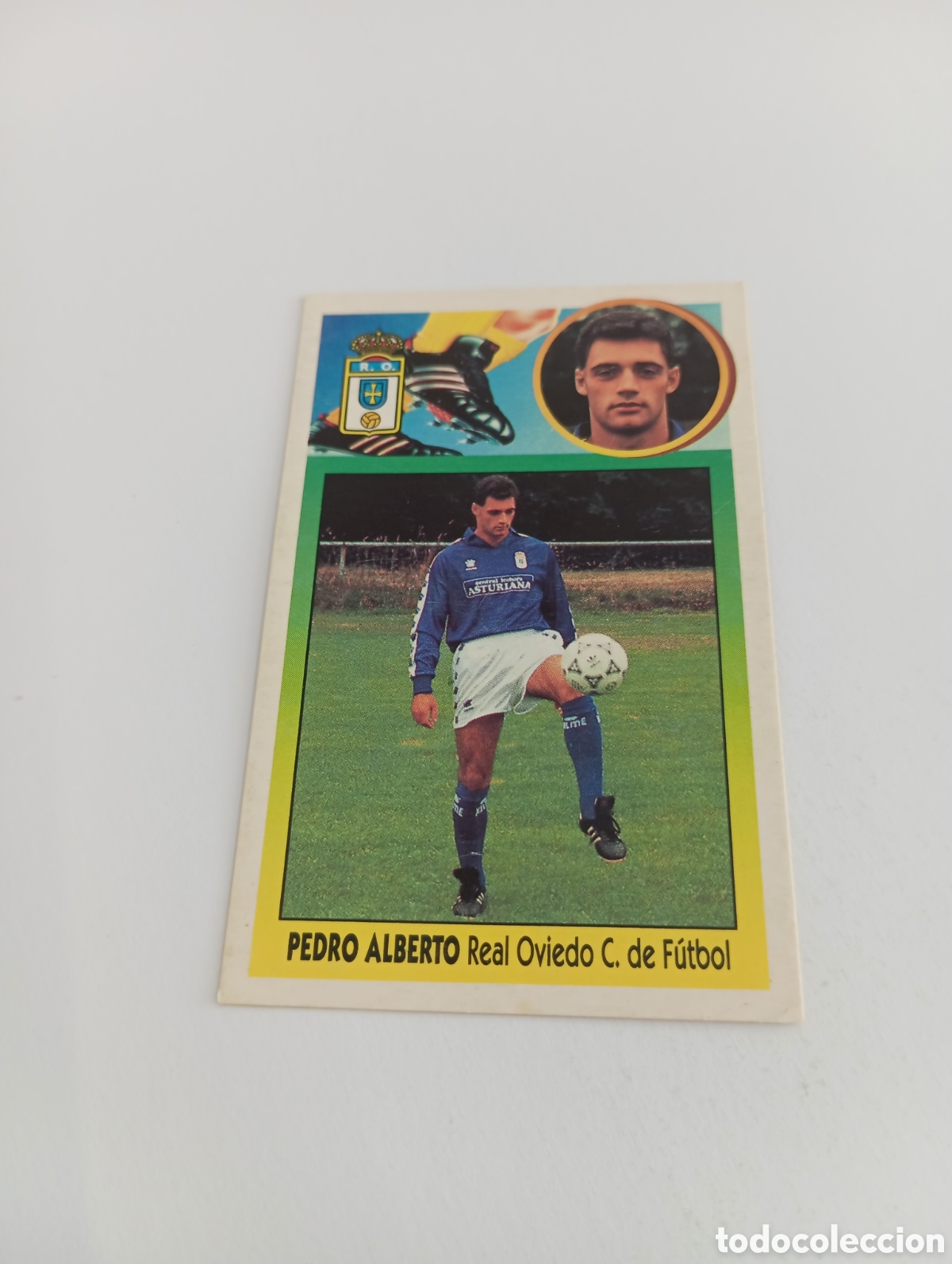 Cromos de F&uacute;tbol: PEDRO ALBERTO Oviedo Liga Este 1993 1994 CART&Oacute;N Panini 93 94 NUEVO SIN PEGAR