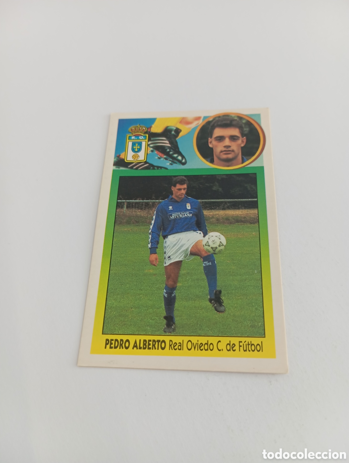 Cromos de F&uacute;tbol: PEDRO ALBERTO Oviedo Liga Este 1993 1994 CART&Oacute;N Panini 93 94 NUEVO SIN PEGAR