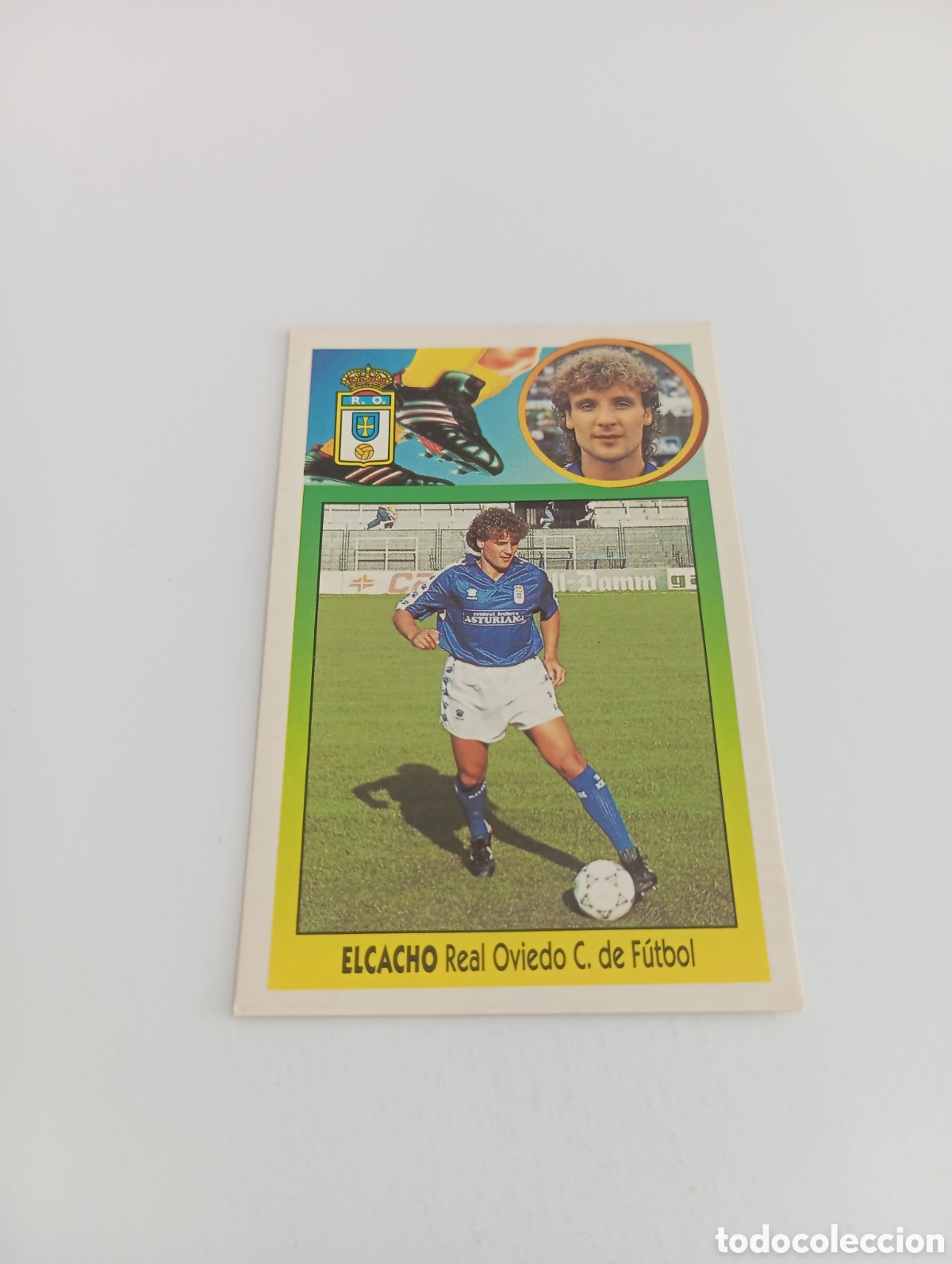 Cromos de F&uacute;tbol: ELCACHO Oviedo Liga Este 1993 1994 CART&Oacute;N Panini 93 94 NUEVO SIN PEGAR