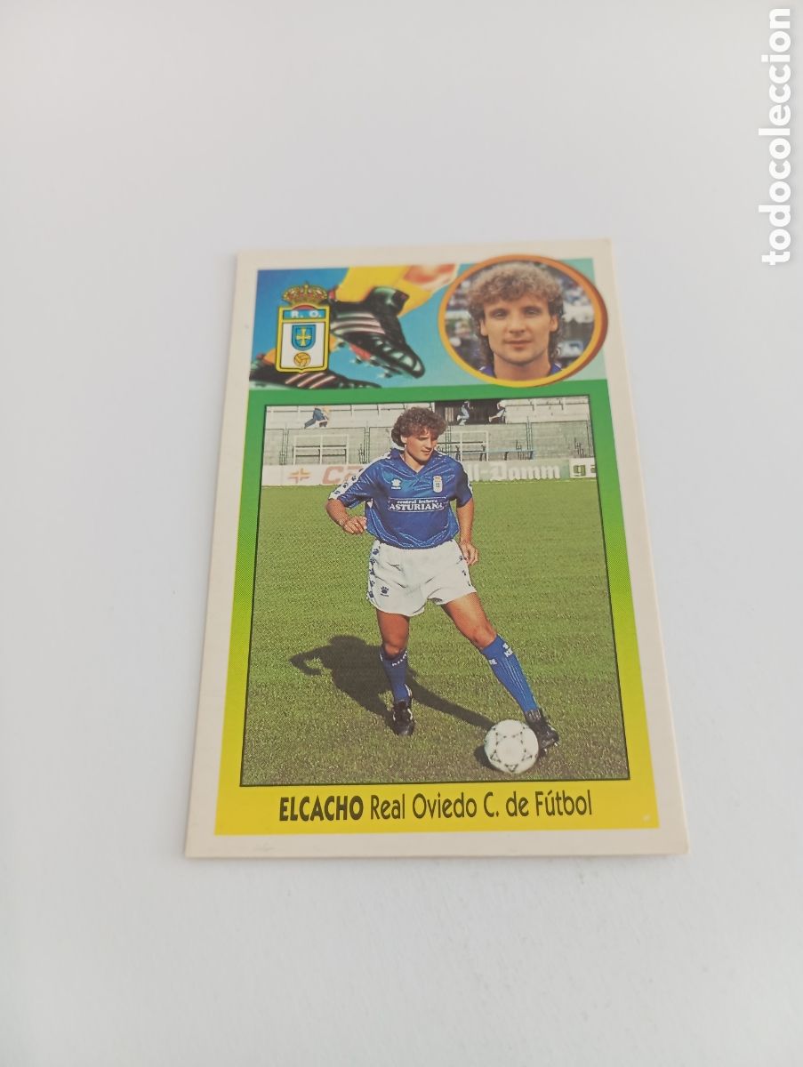 Cromos de F&uacute;tbol: ELCACHO Oviedo Liga Este 1993 1994 CART&Oacute;N Panini 93 94 NUEVO SIN PEGAR