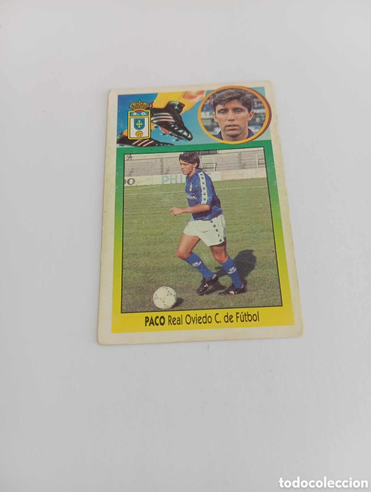 Cromos de F&uacute;tbol: PACO Oviedo Liga Este 1993 1994 CART&Oacute;N Panini 93 94 NUEVO SIN PEGAR