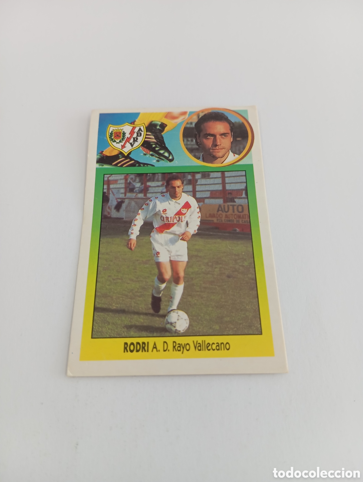 Cromos de F&uacute;tbol: RODRI Rayo Vallecano Liga Este 1993 1994 CART&Oacute;N Panini 93 94 RECUPERADO